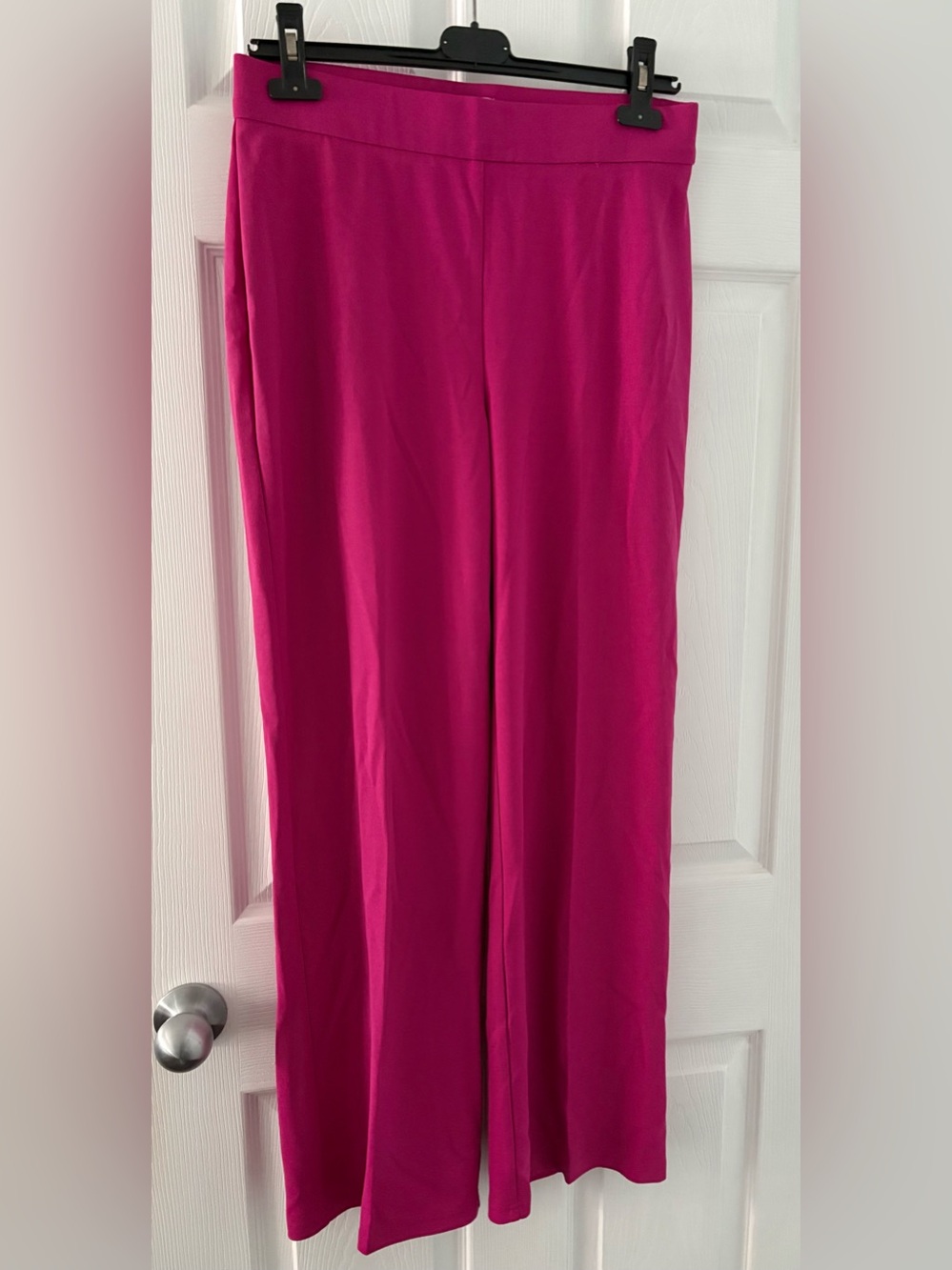 Suzy Shier Fuchsia Wide-Leg Pants